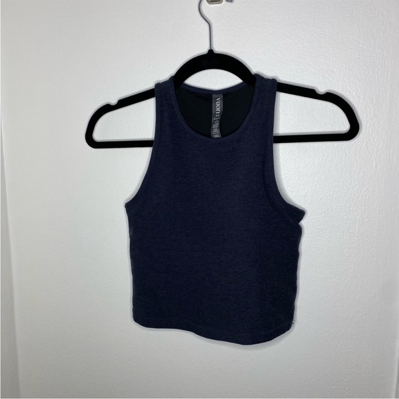 Vuori Elevation Plyo Tank Navy Blue Heathered Size XL - Picture 4 of 6